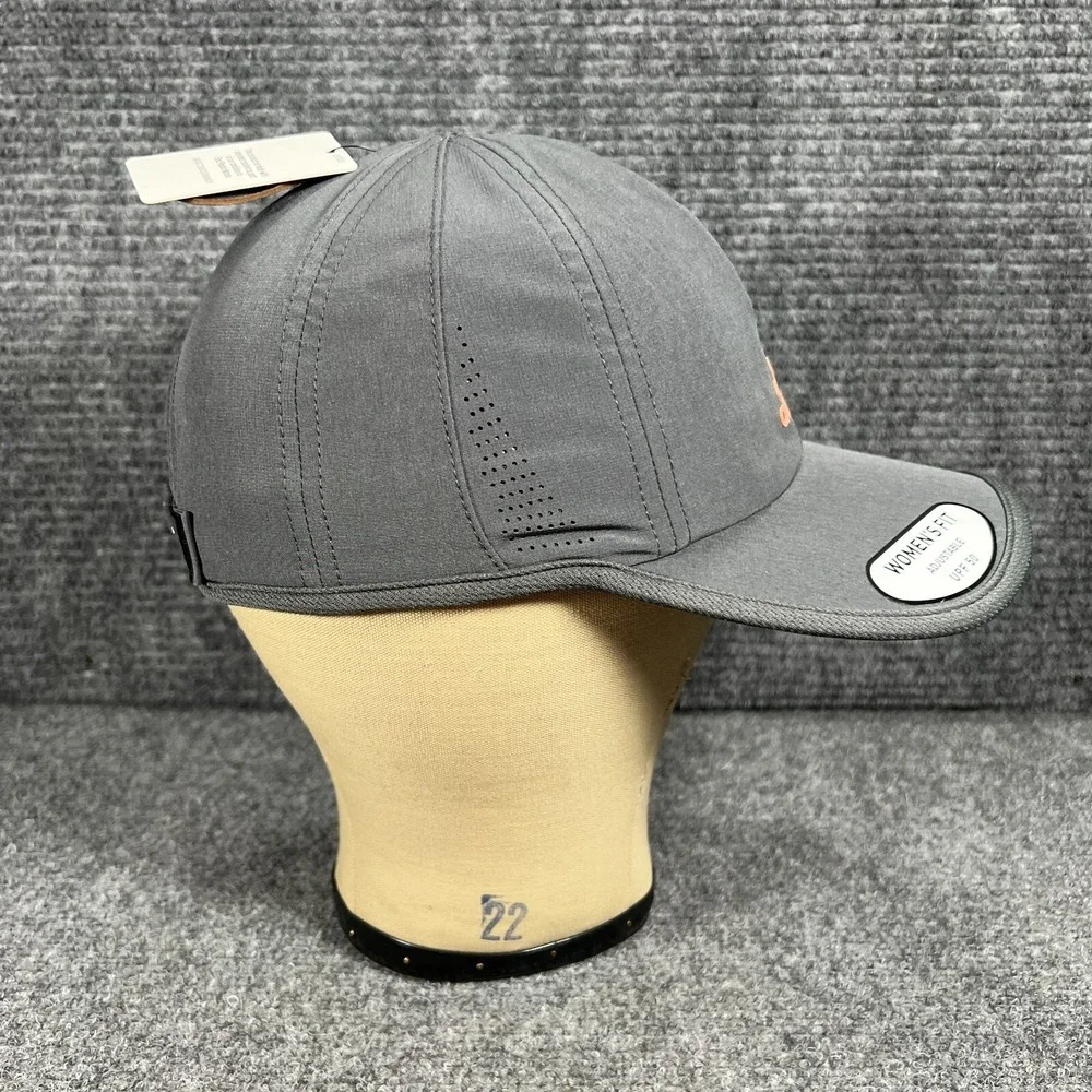 Adidas Hat Cap Womens Aeroready Superlite 2 Gray Strap Back OSFM Active New